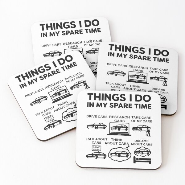 Item preview, Things I Do in My Spare Time Funny Car Guy, Car Lover Gift, Birthday Gift for Husband designed and sold by FreshVibe Prints.