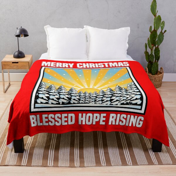 Item preview, MERRY CHRISTMAS - BLESSED HOPE RISING | Sunrise Christmas | Inspirational Holiday Design designed and sold by KEF Custom.