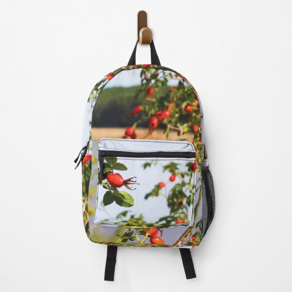Item preview, Wild Rosehips on Lakeside Hill at Golden Hour designed and sold by Maddy the Maker.