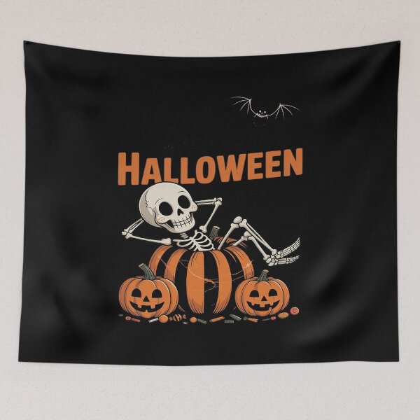 Item preview, Just Waiting for Halloween Funny Skeleton Spooky Summerween designed and sold by NetoGalaxy.
