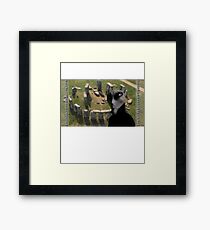 StoneHenge UFO Aliens Framed Print
