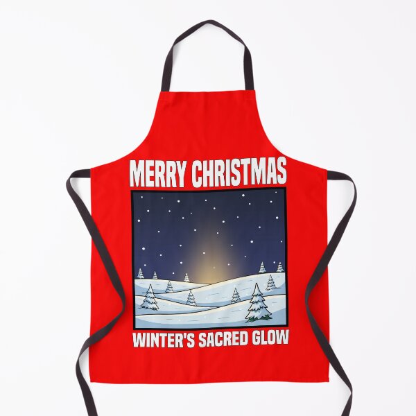 Item preview, MERRY CHRISTMAS - WINTER'S SACRED GLOW | Illuminated Snowfield | Elegant Winter Holiday Design designed and sold by KEF Custom.