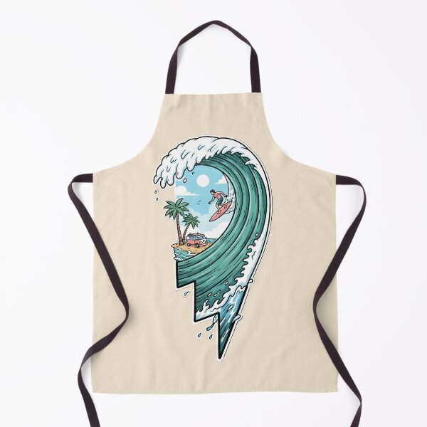 Item preview, Surf Wave Van Paradise – Beach Adventure Art designed and sold by Chaotic Neutral.