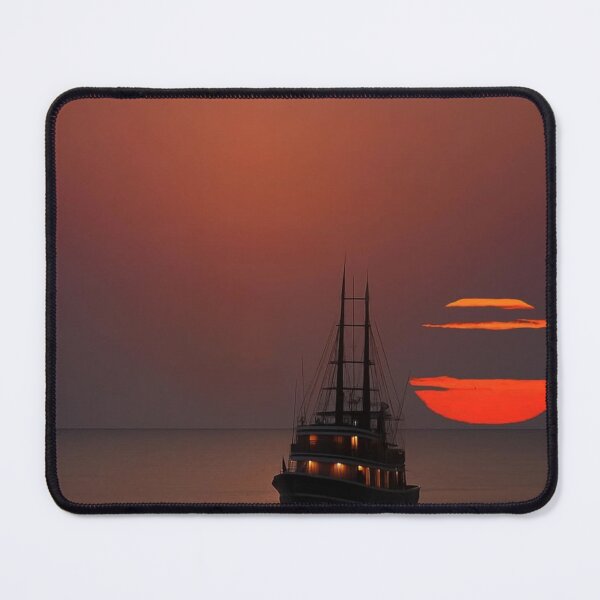 Item preview, Sailboat Jimmy John's aSilhouetted At Sunset. designed and sold by Sinhakudiye.