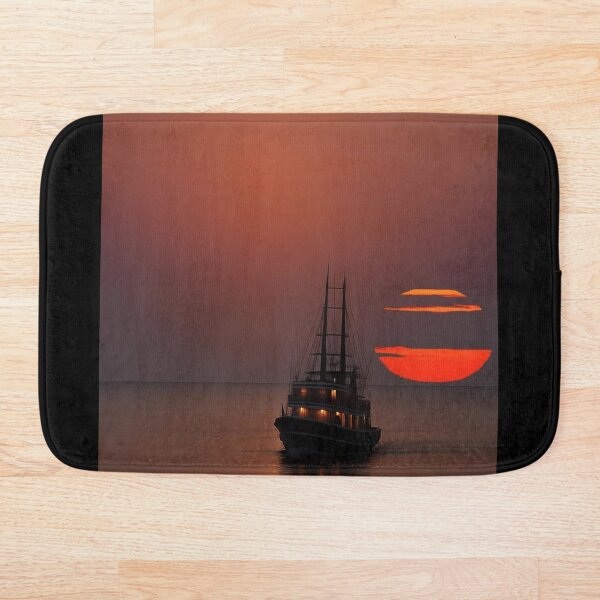 Item preview, Sailboat Jimmy John's aSilhouetted At Sunset. designed and sold by Sinhakudiye.