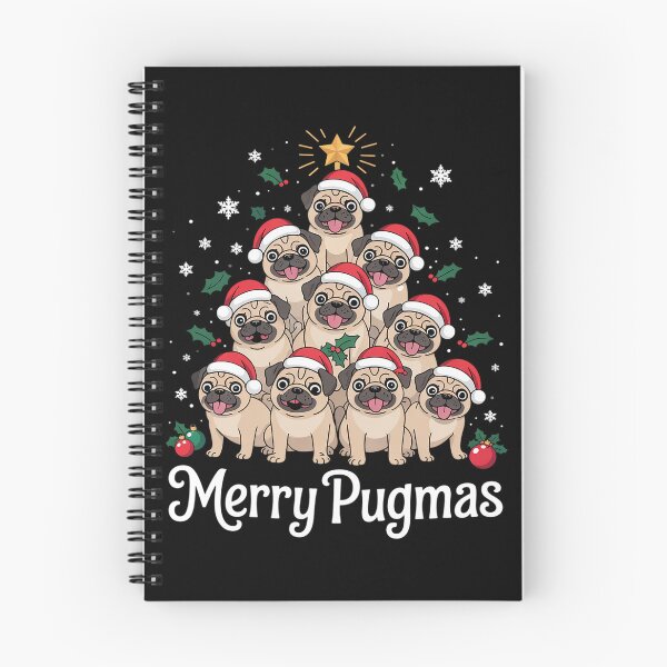 Item preview, Merry Pugmas Xmas Decorations Santa Pug Dog Christmas Tree Men Women  designed and sold by Belkisallen.