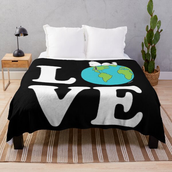 Item preview, Peanuts Love Earth – Cute Snoopy Planet Illustration designed and sold by Elsa Skyler.