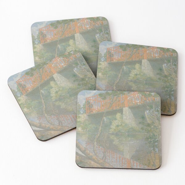 Item preview, The Red Bridge by Julian Alden Weir  designed and sold by AnimaliaStar.