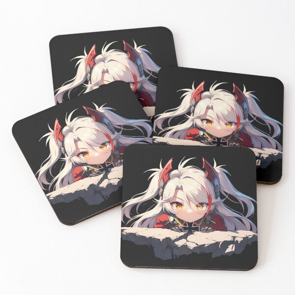 Item preview, Prinz Eugen Azur Lane Fiery Peeking Chibi Anime designed and sold by TorbenKuhano.