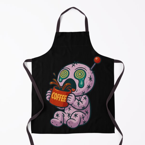 Item preview, Cute voodoo doll with a coffee overdose designed and sold by randrdesign.