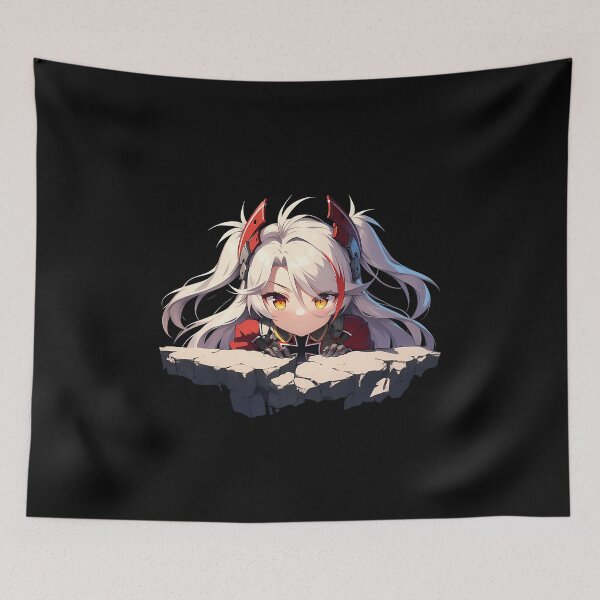 Item preview, Prinz Eugen Azur Lane Fiery Peeking Chibi Anime designed and sold by TorbenKuhano.