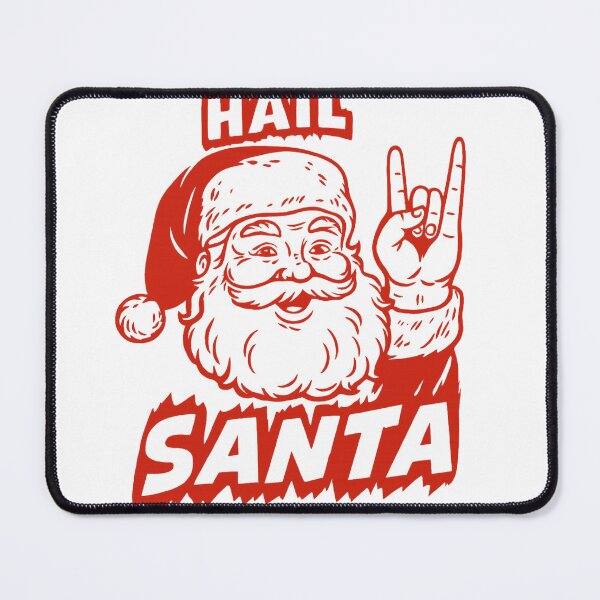 Item preview, "Hail Santa" Funny Heavy Metal Christmas Santa Horns Up designed and sold by haitrieuic96.
