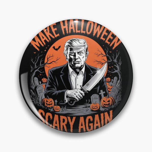 Item preview, Make Halloween Scary Again Trump Jack O Lantern Spooky designed and sold by MonsterBuddiess.