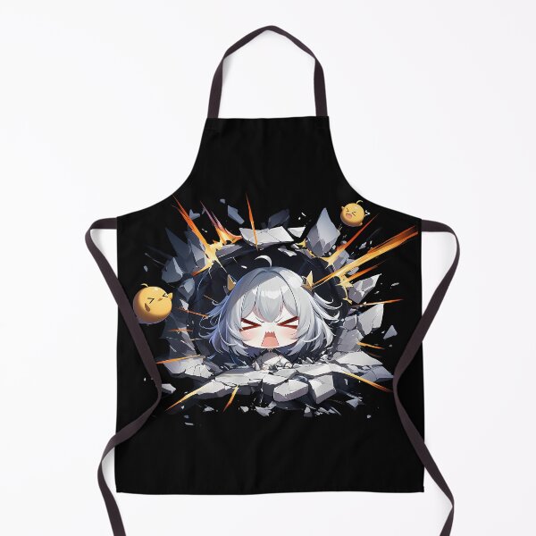 Item preview, Sirius Azur Lane Gentle Maid Chibi Peeking Anime designed and sold by TorbenKuhano.