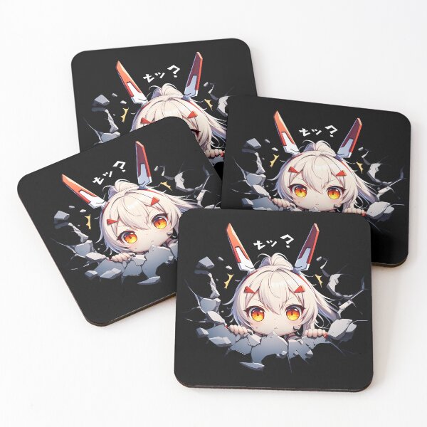 Item preview, Ayanami Azur Lane Silent Cute Chibi Peeking Anime designed and sold by TorbenKuhano.