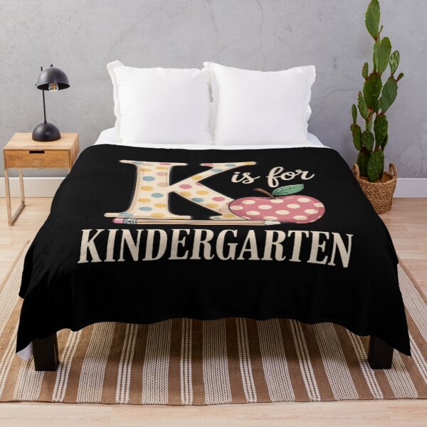 Item preview, K is for Kindergarten Teacher Leopard Back to School Kinder designed and sold by SnackPAC.