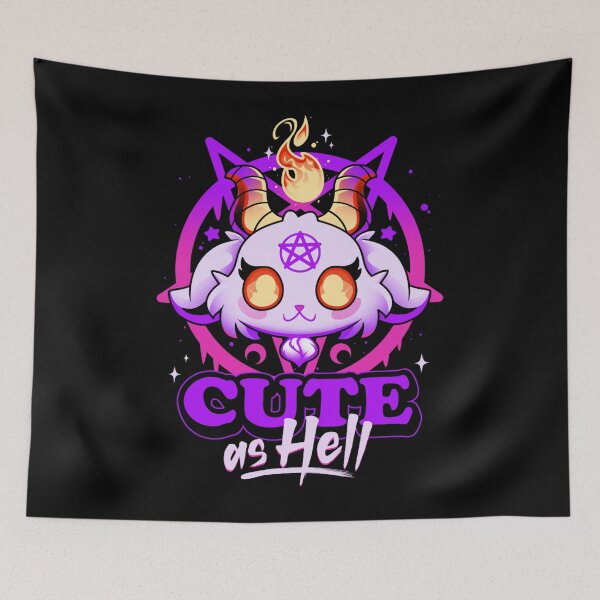 Item preview, Cute as Hell - Pink Evil Demon Goat Classic designed and sold by Farzan102.