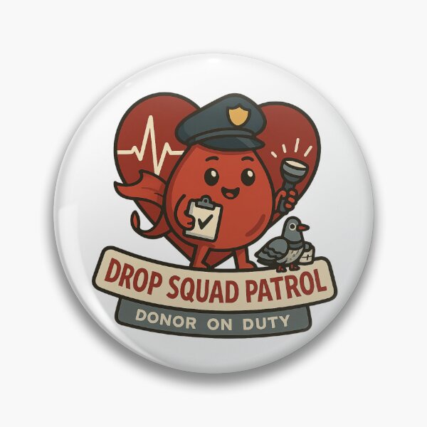 Item preview, Heartline Heroes – Drop Squad Patrol: Donor On Duty designed and sold by HelpHaha.