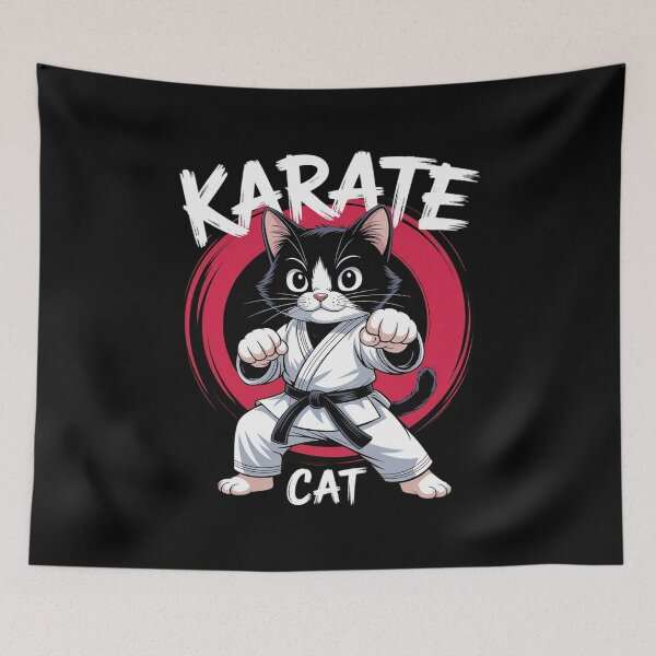 Item preview, Karate Cat Funny Karate Martial Arts Cats Lovers designed and sold by SnackPAC.