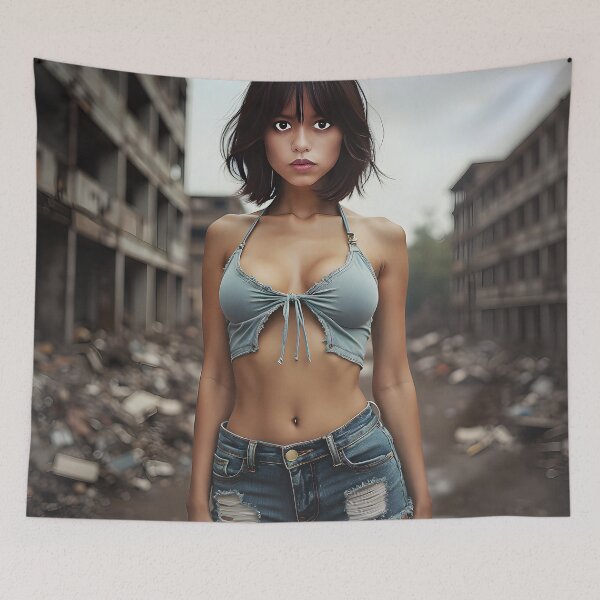 Item preview, Sexy Abandoned Jenna in a Demolished Building designed and sold by Huskyyy Designs.