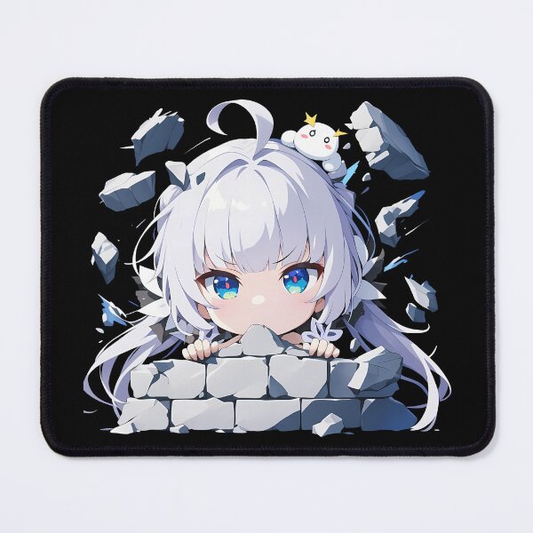 Item preview, Illustrious Azur Lane Angelic Chibi Peeking Anime designed and sold by TorbenKuhano.