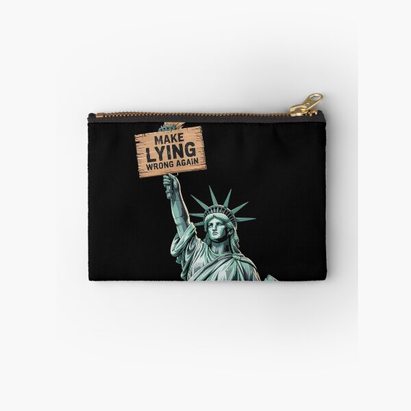 Item preview, Make Lying Wrong Again Statue Liberty anti-Trump Protest designed and sold by MonsterBuddiess.