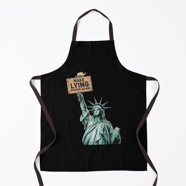 Item preview, Make Lying Wrong Again Statue Liberty anti-Trump Protest designed and sold by MonsterBuddiess.