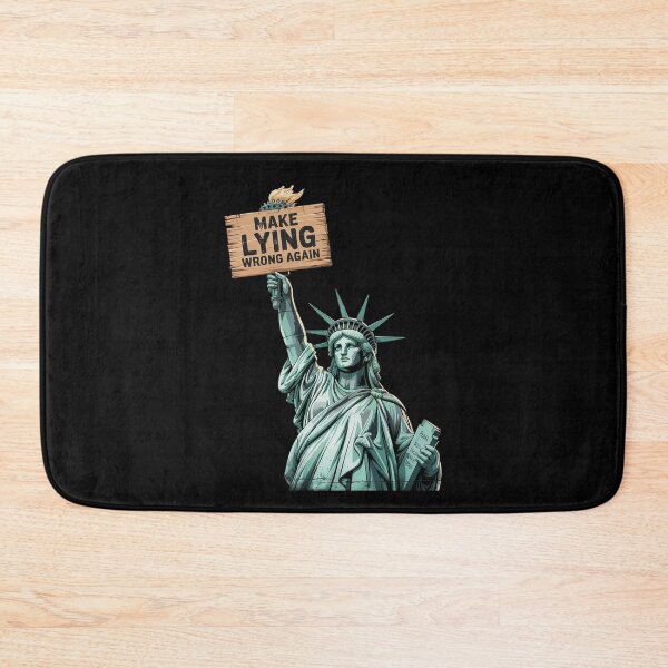 Item preview, Make Lying Wrong Again Statue Liberty anti-Trump Protest designed and sold by MonsterBuddiess.