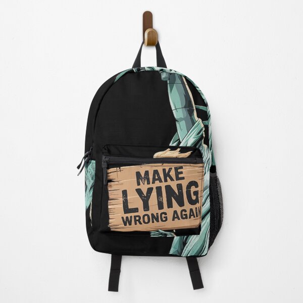 Item preview, Make Lying Wrong Again Statue Liberty anti-Trump Protest designed and sold by MonsterBuddiess.
