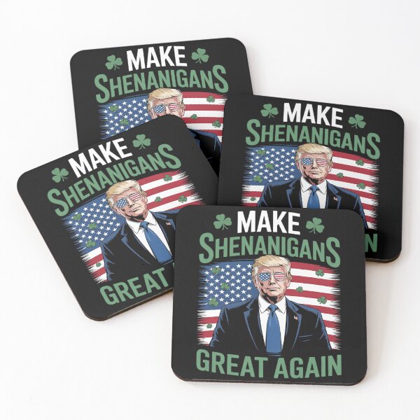 Item preview, Make Shenanigans Great Again Donald Trump St Patricks Day designed and sold by MonsterBuddiess.