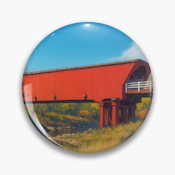 Item preview, The Historic Roseman Covered Bridge designed and sold by Takeda-art.