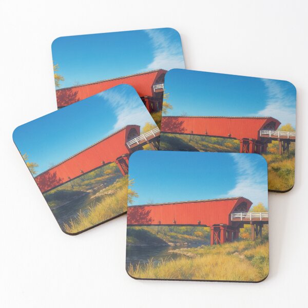 Item preview, The Historic Roseman Covered Bridge designed and sold by Takeda-art.