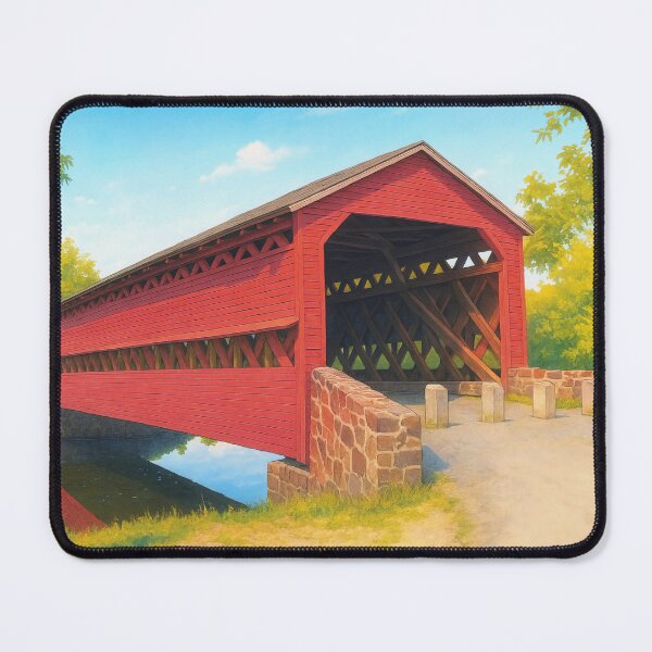 Item preview, The Historic Sach’s Covered Bridge designed and sold by Takeda-art.