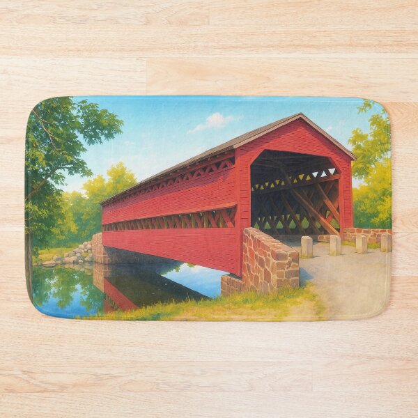 Item preview, The Historic Sach’s Covered Bridge designed and sold by Takeda-art.