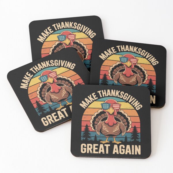 Item preview, MAKE THANKSGIVING GREAT AGAIN Trump Turkey  designed and sold by MonsterBuddiess.