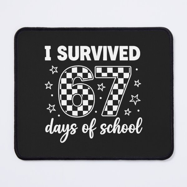 Item preview, I Survived 67 Days of School Funny Teacher Student 100th Days designed and sold by MathiaKazemi.