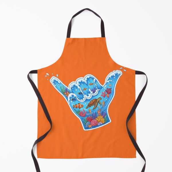 Item preview, Ocean Shaka Hand - Surf and Sea Life designed and sold by Chaotic Neutral.