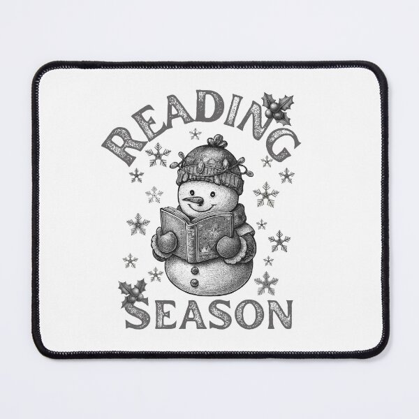 Item preview, Reading Season – Cozy Snowman Holiday Vibes designed and sold by belladesign7.
