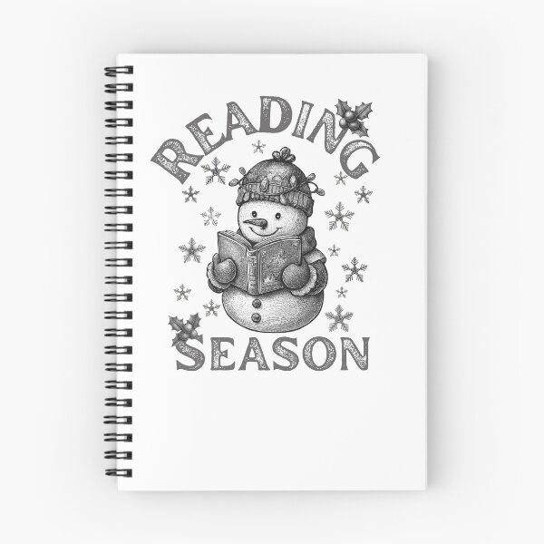 Item preview, Reading Season – Cozy Snowman Holiday Vibes designed and sold by belladesign7.