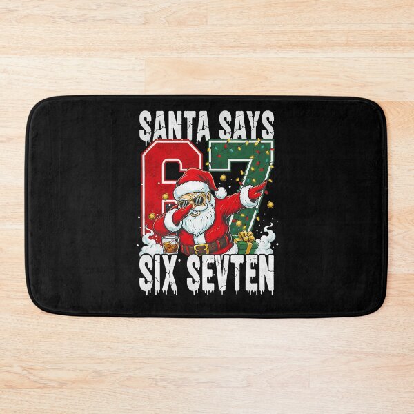 Item preview, Says Holiday Happy Claus Santa Retro Seven Santa Bruh Six designed and sold by ChadnoSmith.