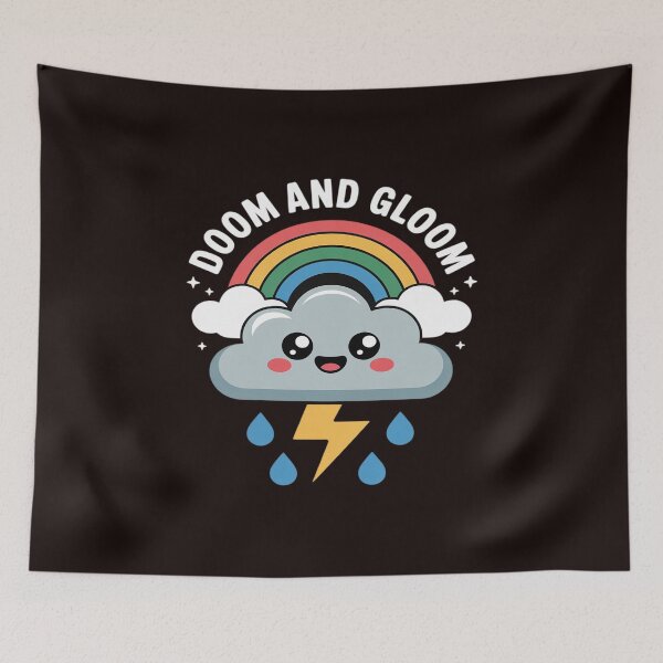 Item preview, Kawaii Doom and Gloom Pastel Goth Aesthetic Sarcastic Cute designed and sold by SnackPAC.