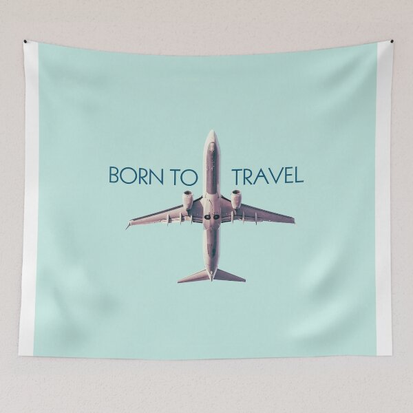 Item preview, Born to travel designed and sold by greywolfstore.