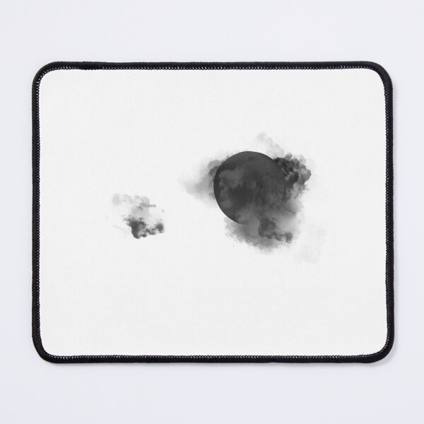 Item preview, Black Smoke Drop – Minimal Ink Cloud designed and sold by pixelandpine.