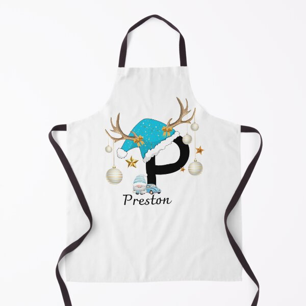 Item preview, Christmas Letter P with Name PRESTON – Kids And Family Personalized Gift designed and sold by NaroniDesign.