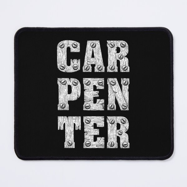 Item preview, Carpenter Carpentry Woodworking Woodworker Typography DIY designed and sold by GrandeDuc.