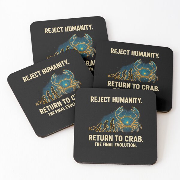 Item preview, Reject Humanity Return to Crab Evolution designed and sold by k3rstman1.
