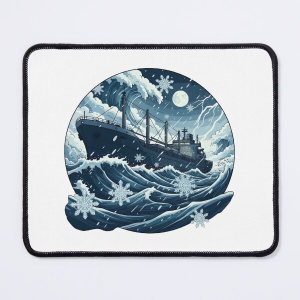 Item preview, Edmund Fitzgerald, sailing through large designed and sold by Boo-Buddy.