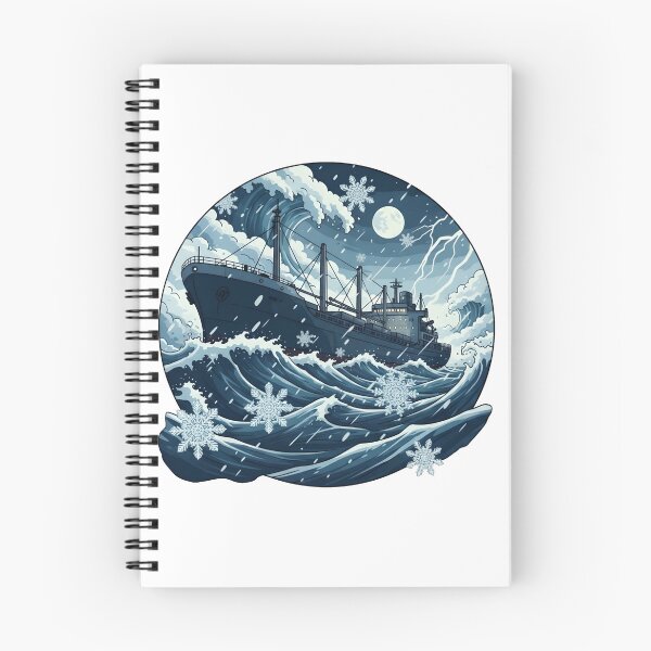 Item preview, Edmund Fitzgerald, sailing through large designed and sold by Boo-Buddy.