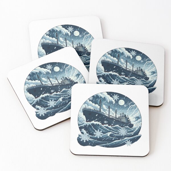 Item preview, Edmund Fitzgerald, sailing through large designed and sold by Boo-Buddy.