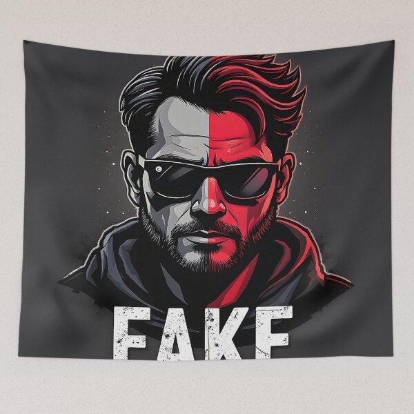 Item preview, Fake, 2 Faced, Not Real, Split Personality designed and sold by Huskyyy Designs.